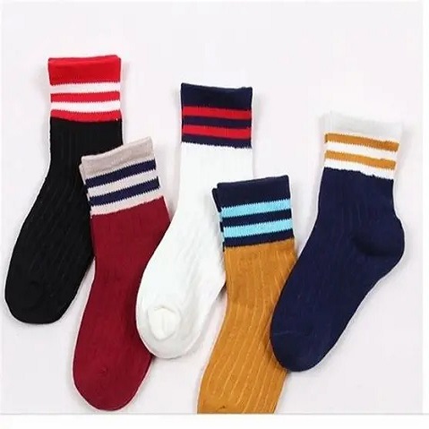 Solid with Contrast Stripes